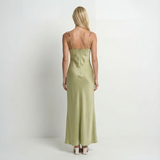 Floral Embroidered Maxi Dress Sleeveless, Round Neck, Elegant Womens